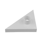 Kit Com 3 Ralo Invisível Oculto De Canto Branco - Ralo Zero