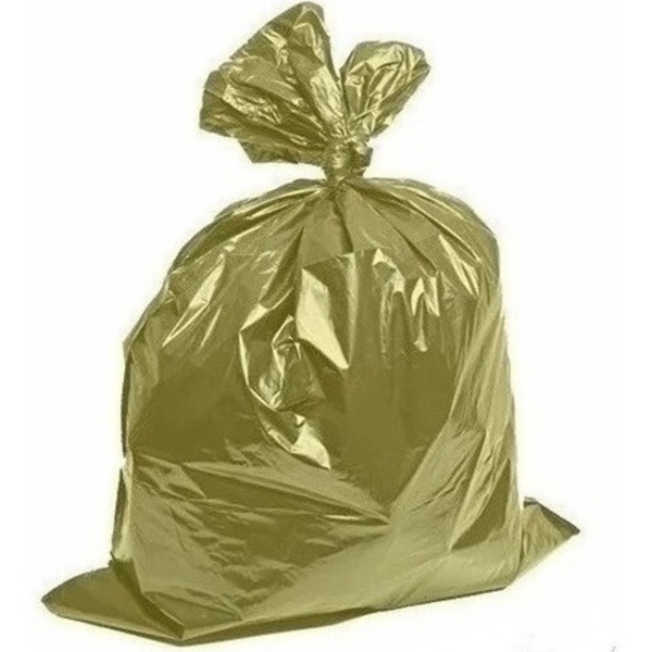 Kit Com 3 Saco De Lixo 60 Litros 100 Unidades Colorido Azul