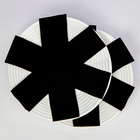 Kit com 3 Separadores para Pratos Premium Preto