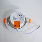 kit com 3 Spot Embutir Direcional Super Led 5w Redondo Branco