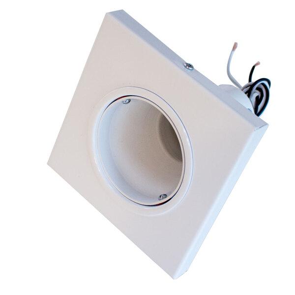 Kit com 3 Spots Semi embutido de teto laje ou gesso p/ lâmpad