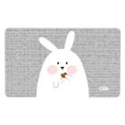 Kit Com 3 Tapetes De Cozinha Decoradois Coelho Páscoa Minimal