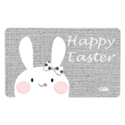 Kit Com 3 Tapetes De Cozinha Decoradois Coelho Páscoa Minimal