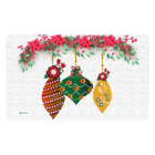 Kit Com 3 Tapetes De Cozinha Natal Jingle Bells