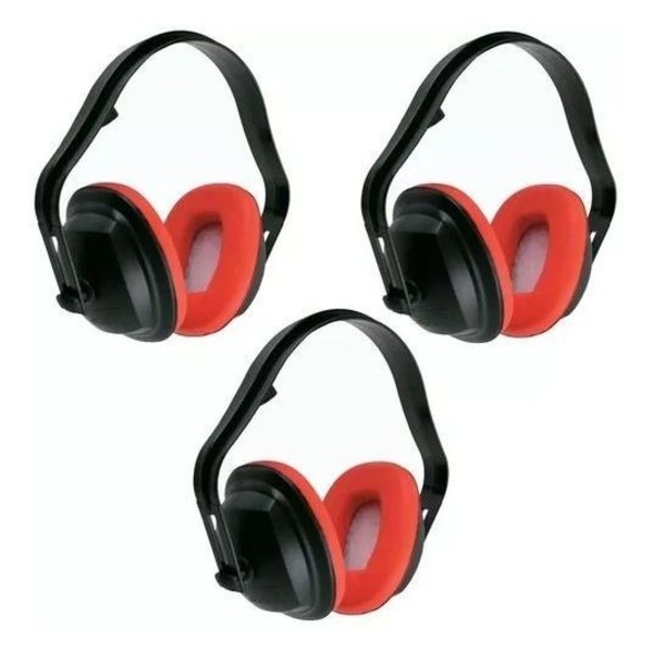 Kit Com 3 Un Abafador De Ruídos Para Proteção Dos Ouvidos Cg-