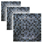 Kit Com 3 Unidades De Pastilha De Vidro Para Cozinha Banheiro