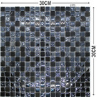 Kit Com 3 Unidades De Pastilha De Vidro Para Cozinha Banheiro