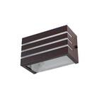 Kit Com 3x Arandela Frisada Luminaria Marrom Para Lâmpada G9