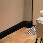 Kit Com 40 Barras Rodapé De Mdf 15cmx15mmx2,40m Com Friso 150