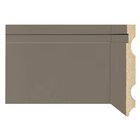 Kit Com 40 Barras Rodapé De Mdf 15cmx15mmx2,40m Com Friso 150