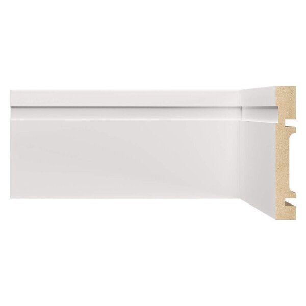 Kit Com 40 Barras Rodapé Mdf 1002 15mmx10cm Metro Linear 96m