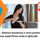 Kit Com 4 Álcool Gel 70% Ação Bactericida Antimicrobiana Prot