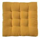 Kit Com 4 Almofadas Futton Assento Para Cadeira - Mostarda Be