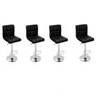 Kit Com 4 Banquetas Alta Com Encosto 112cm Recife