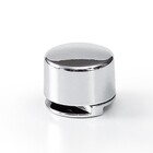 Kit Com 4 Botões Francês Liso Puxador Para Espelho Cromado -