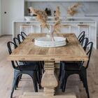 Kit Com 4 Cadeira Tolix Iron Aço Carbono Industrial - Preto