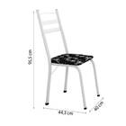 Kit Com 4 Cadeiras De Aço Carbono Ferrara - Édecasamóveis - B