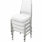 Kit Com 4 Cadeiras Empilháveis Linha Hotel Plus Branco