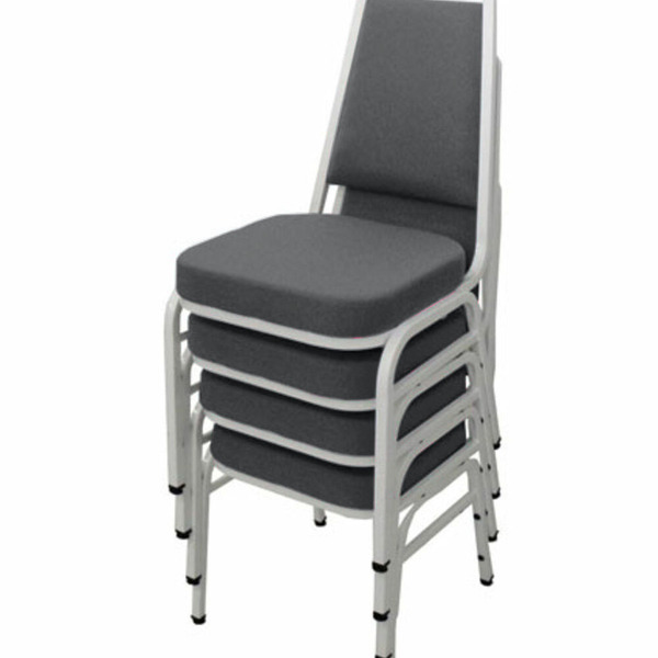 Kit Com 4 Cadeiras Empilháveis Linha Hotel Plus Marrom