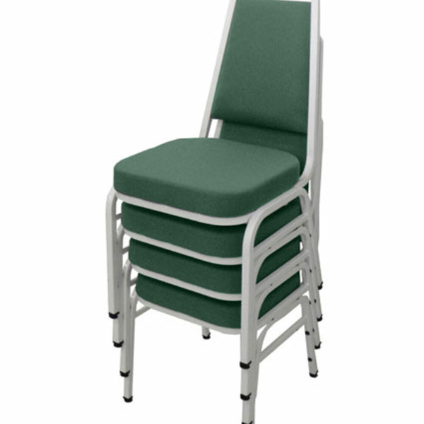 Kit Com 4 Cadeiras Empilháveis Linha Hotel Plus Verde