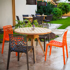 Kit Com 4 Cadeiras Gruvyer Estrutura Em Polipropileno Fratini