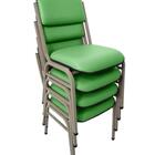 Kit Com 4 Cadeiras Para Auditórios Linha Hotel Smart Verde