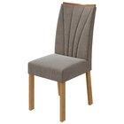 Kit Com 4 Cadeiras Para Sala De Jantar Apogeu Amêndoa Clean/s