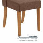 Kit Com 4 Cadeiras Para Sala De Jantar Celina Amêndoa/avelã