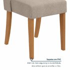 Kit Com 4 Cadeiras Para Sala De Jantar Celina Amêndoa/rinzai