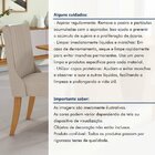 Kit Com 4 Cadeiras Para Sala De Jantar Celina Amêndoa/rinzai