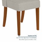 Kit Com 4 Cadeiras Para Sala De Jantar Celina Frassino/cinza