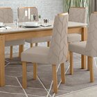 Kit Com 4 Cadeiras Para Sala De Jantar Estofadas Astrid Amênd