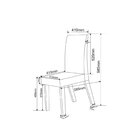 Kit Com 4 Cadeiras Para Sala De Jantar Mdp/mdf Wallace Veludo