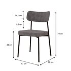 Kit Com 4 Cadeiras Para Sala De Jantar Mona Yescasa Boucle Nu