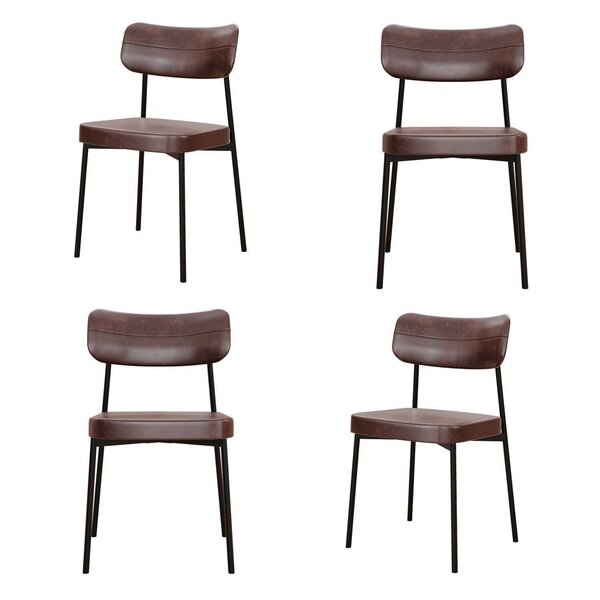 Kit Com 4 Cadeiras Para Sala De Jantar Mona Yescasa Café