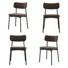 Kit Com 4 Cadeiras Para Sala De Jantar Mona Yescasa Sand