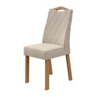 Kit Com 4 Cadeiras Para Sala De Jantar Vênus Amêndoa Clean/li