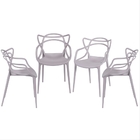 Kit Com 4 Cadeiras Solna De Polipropileno Fendi - Or Design