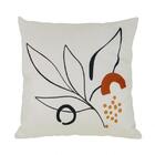 Kit Com 4 Capas De Almofada Prado 44x44cm Tons Ferrugem