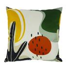 Kit Com 4 Capas De Almofada Prado 44x44cm Verde E Vermelho