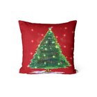 Kit Com 4 Capas Para Almofadas Decorativas Árvore De Natal Br