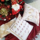 Kit Com 4 Capas Para Almofadas Decorativas Calendário De Natal