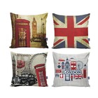 Kit Com 4 Capas Para Almofadas Decorativas De Sofá Londres