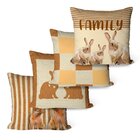 Kit Com 4 Capas Para Almofadas Páscoa Deutsch Ostern