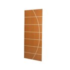 Kit Com 4 Folhas De Porta Madeira Decorada 210x60cm Espessura