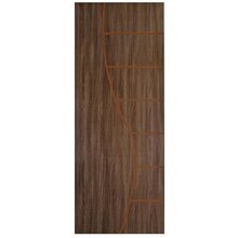 Kit Com 4 Folhas De Porta Madeira Decorada 210x70cm Espessura