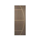 Kit Com 4 Folhas De Porta Madeira Decorada 210x80cm Espessura