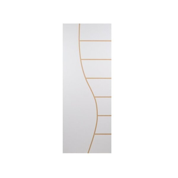 Kit Com 4 Folhas De Porta Madeira Decorada 210x90cm Espessura