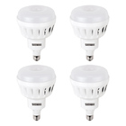Kit com 4 Lâmpadas LED Alta Potência Bulbo Luz Branca 61W Taschibra