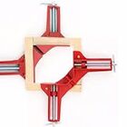 Kit Com 4 Peças - Grampo Sargento Angular 3'' Pequeno Em Meta